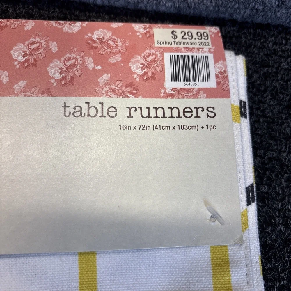 Lot of 2 Table Runners~Honey Bee Themed~NWT